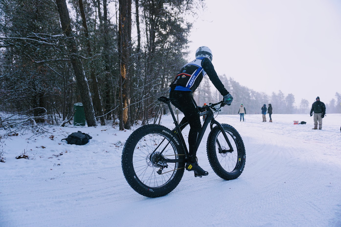 Gear for biking online in winter