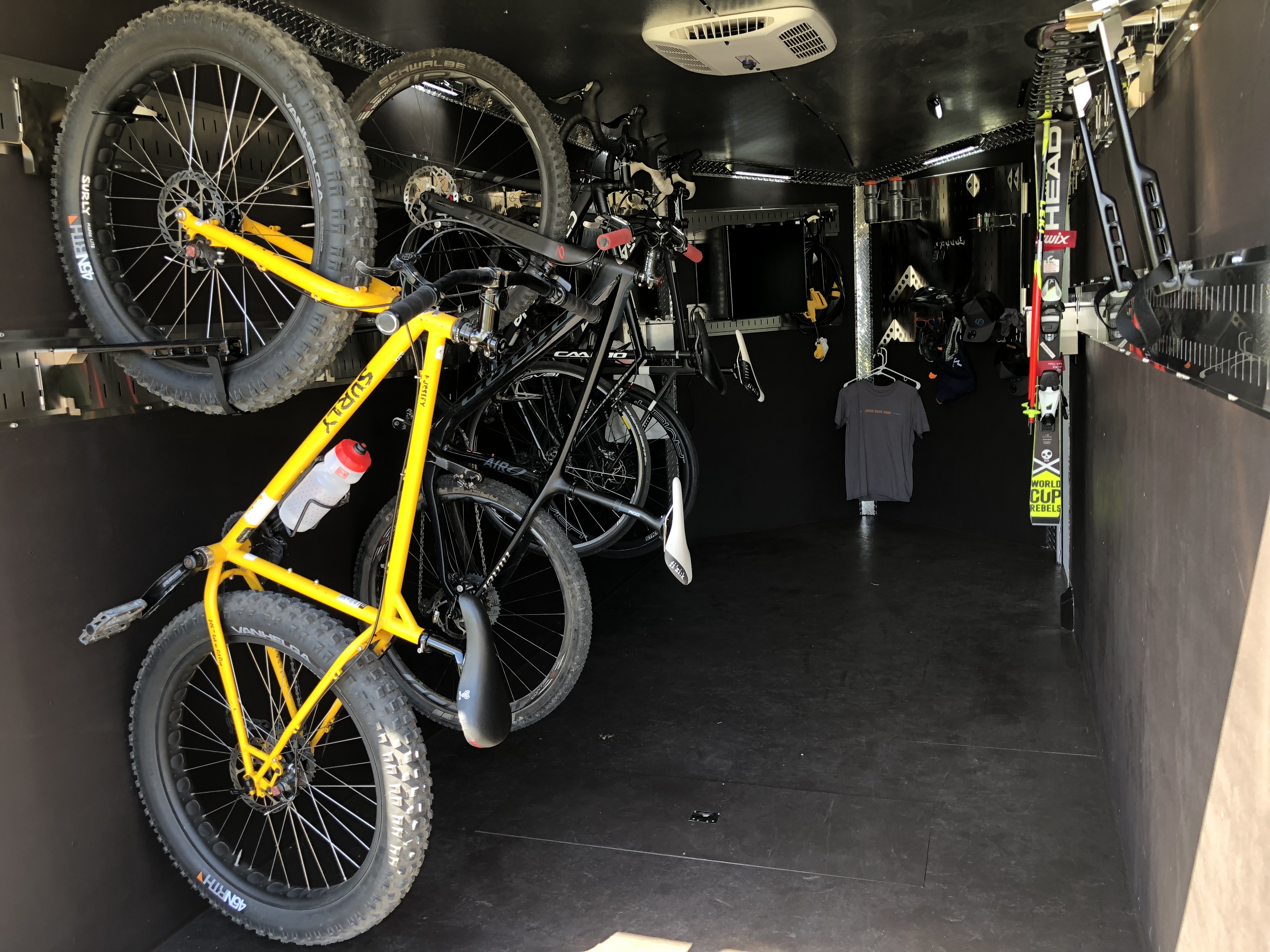 Bike rack sale for enclosed trailer