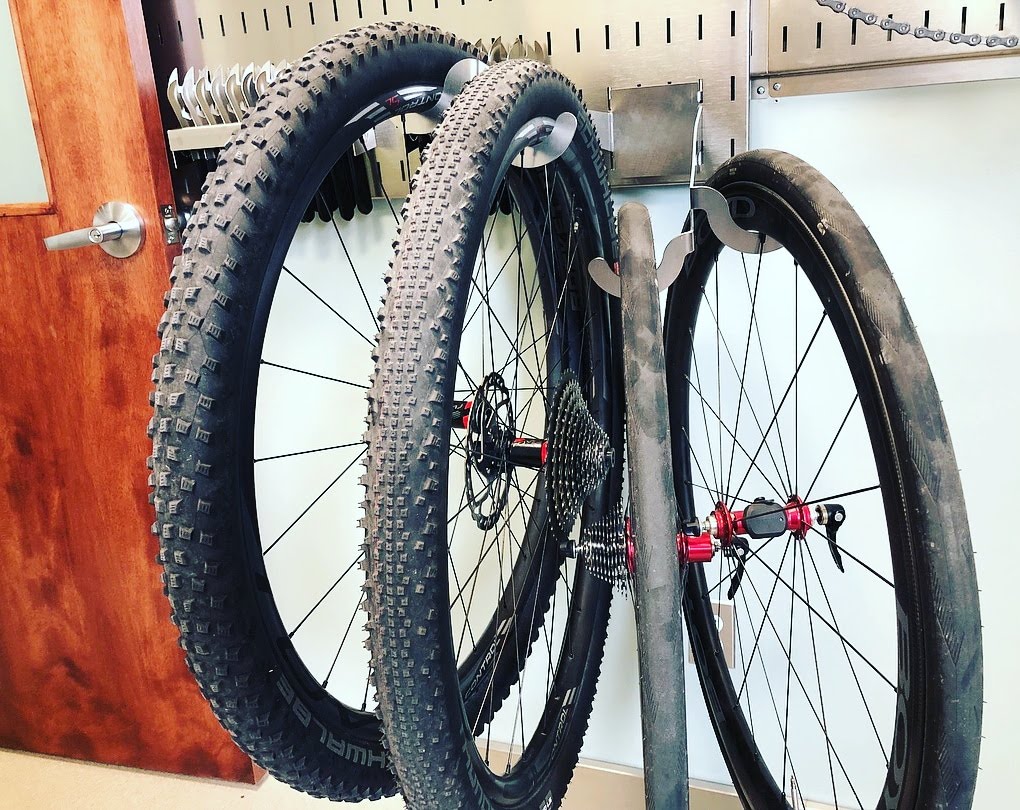 bicycle wheel storage